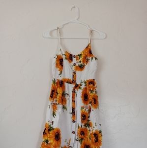 Sunflower summer dress
